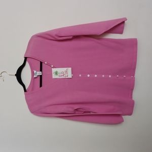 Pink Cardigan Sweater